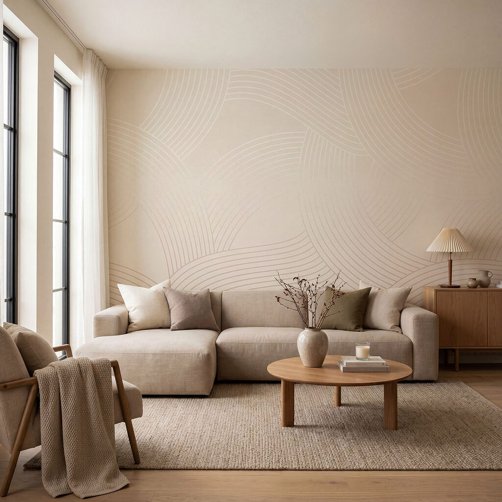 Lijnbogen draaien om elkaar — interieur 4