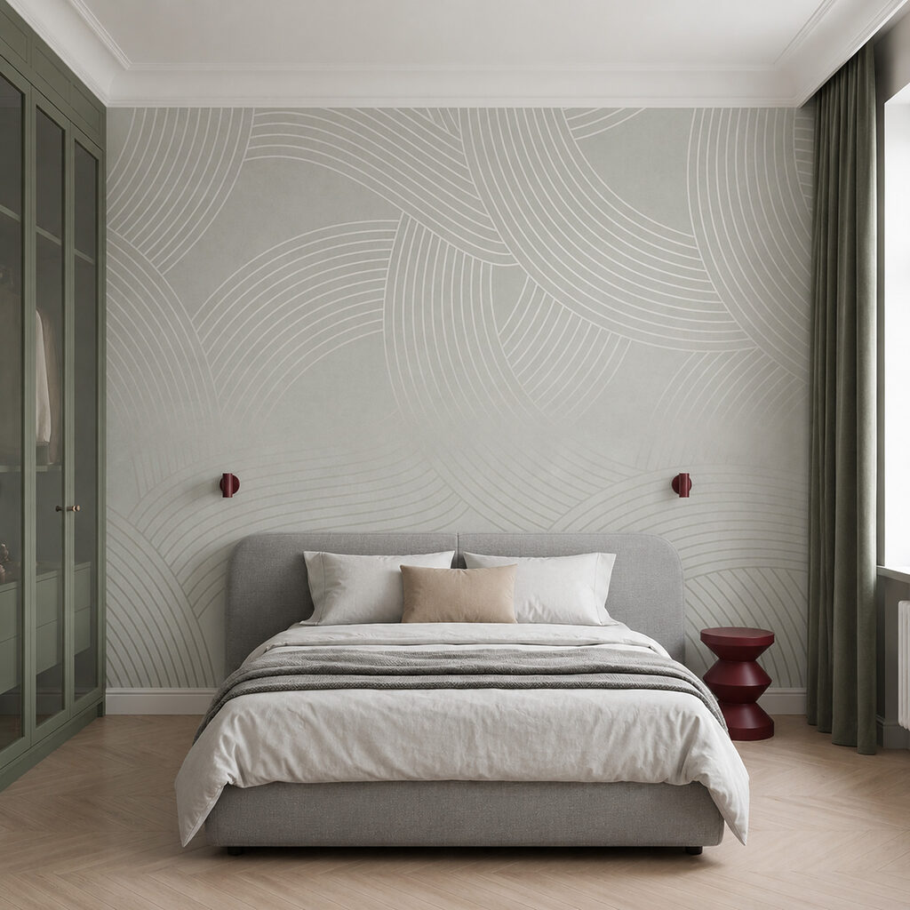Lijnbogen draaien om elkaar — interieur 1