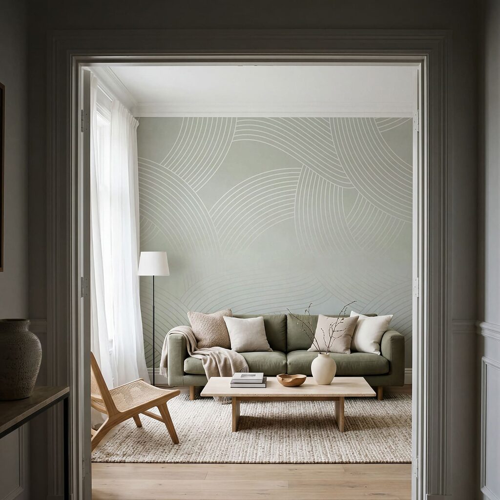 Lijnbogen draaien om elkaar — interieur 2