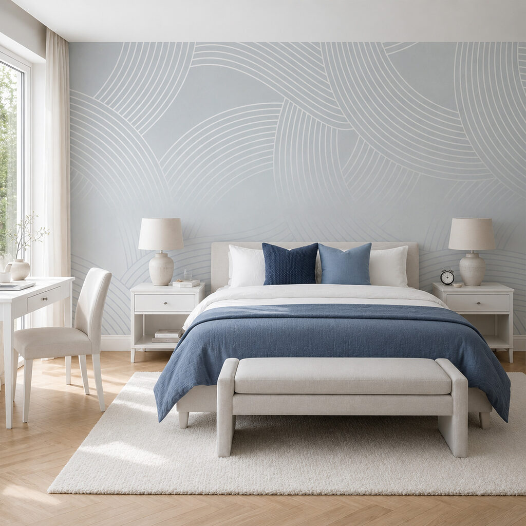 Lijnbogen draaien om elkaar — interieur 1