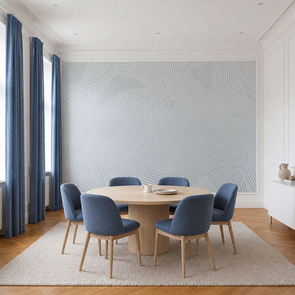 Lijnbogen draaien om elkaar — interieur 2
