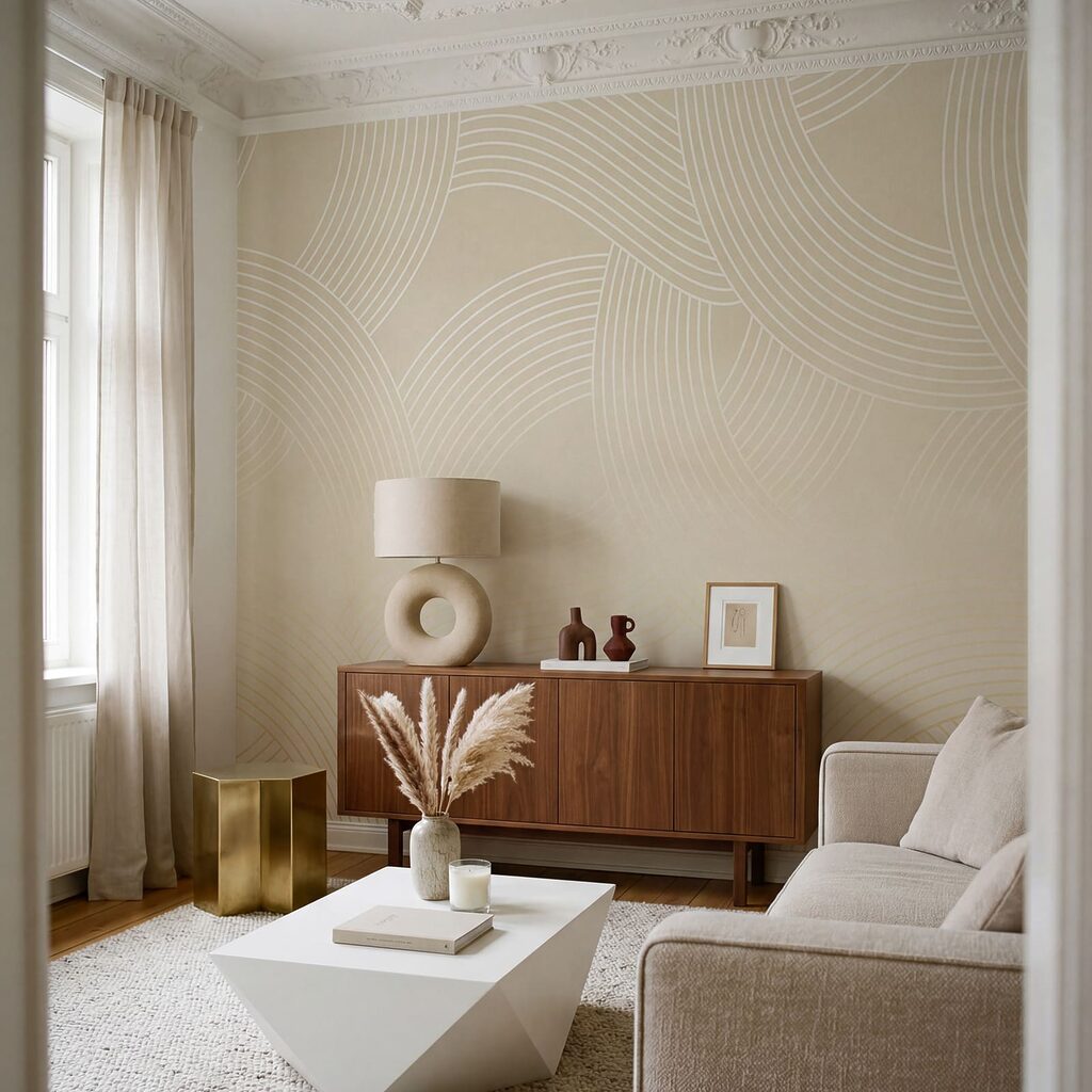 Lijnbogen draaien om elkaar — interieur 2