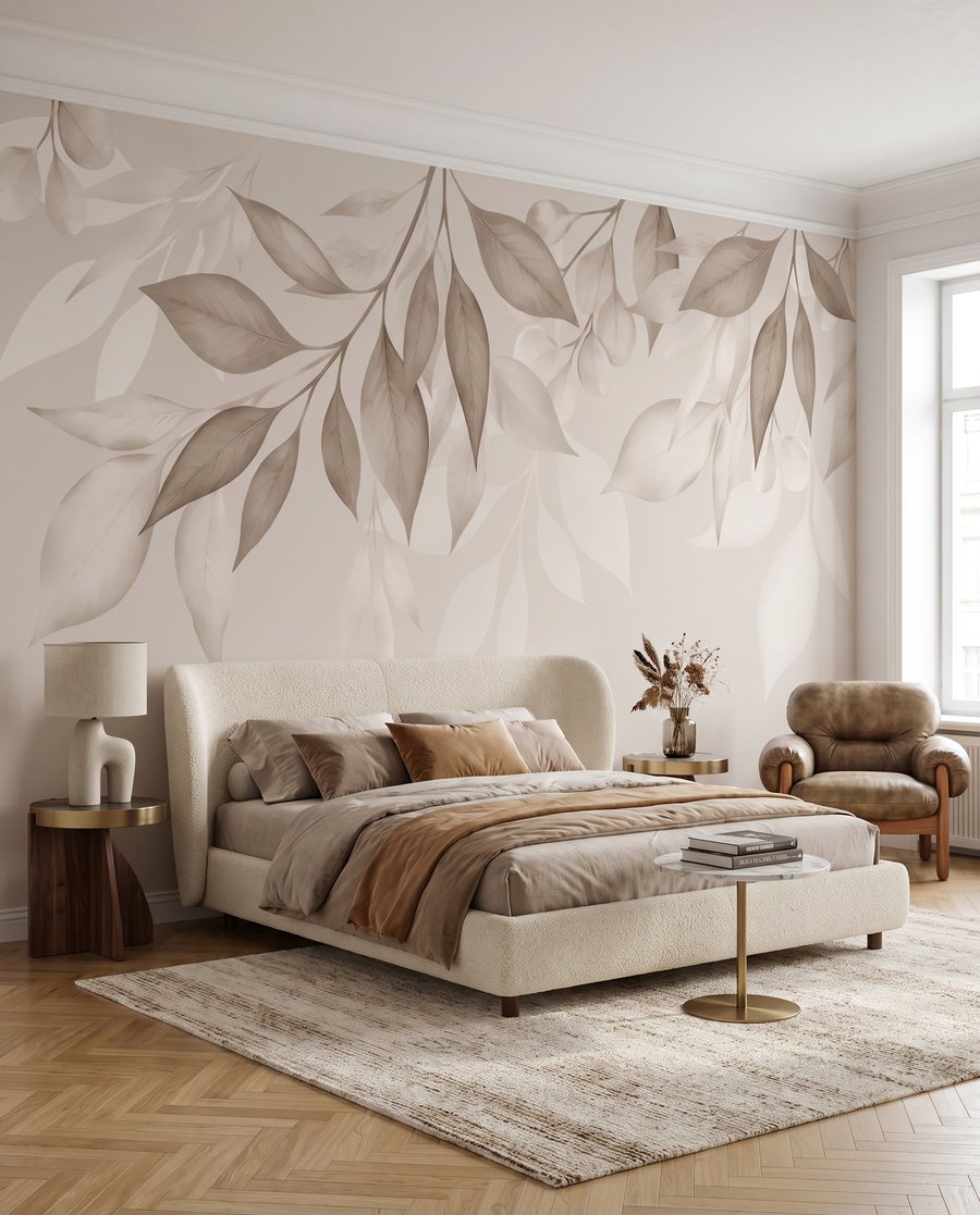 Blaadjes langs de bovenrand — interieur 1
