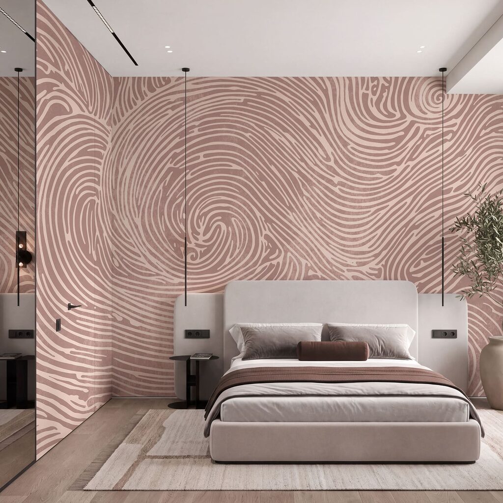Spiralen in golvende lijnen — interieur 1