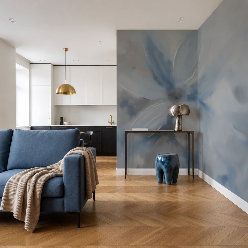 Zachte bloesems in rustige tinten — interieur 1