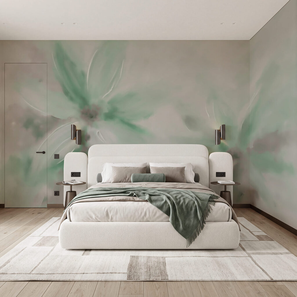 Zachte bloemige accenten in pasteltinten — interieur 1