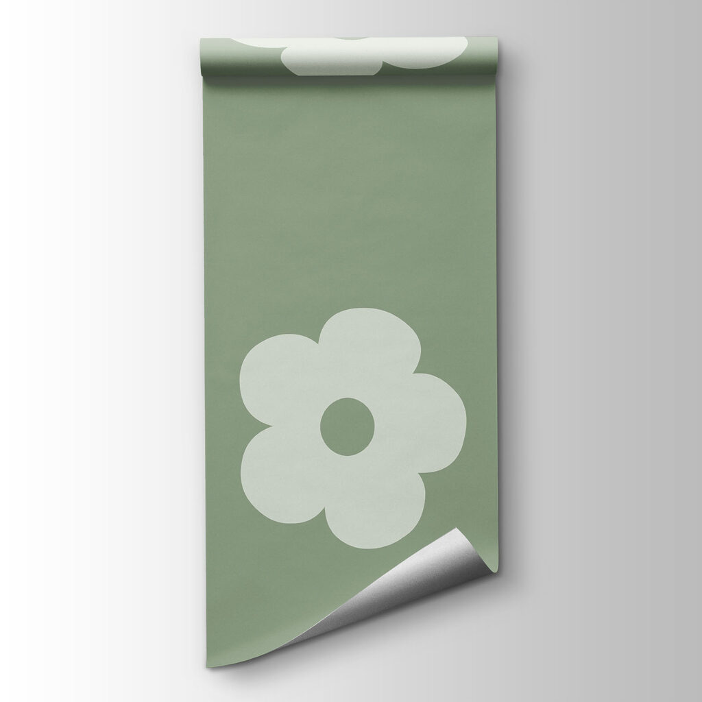 Patroon van witte bloemen — productweergave