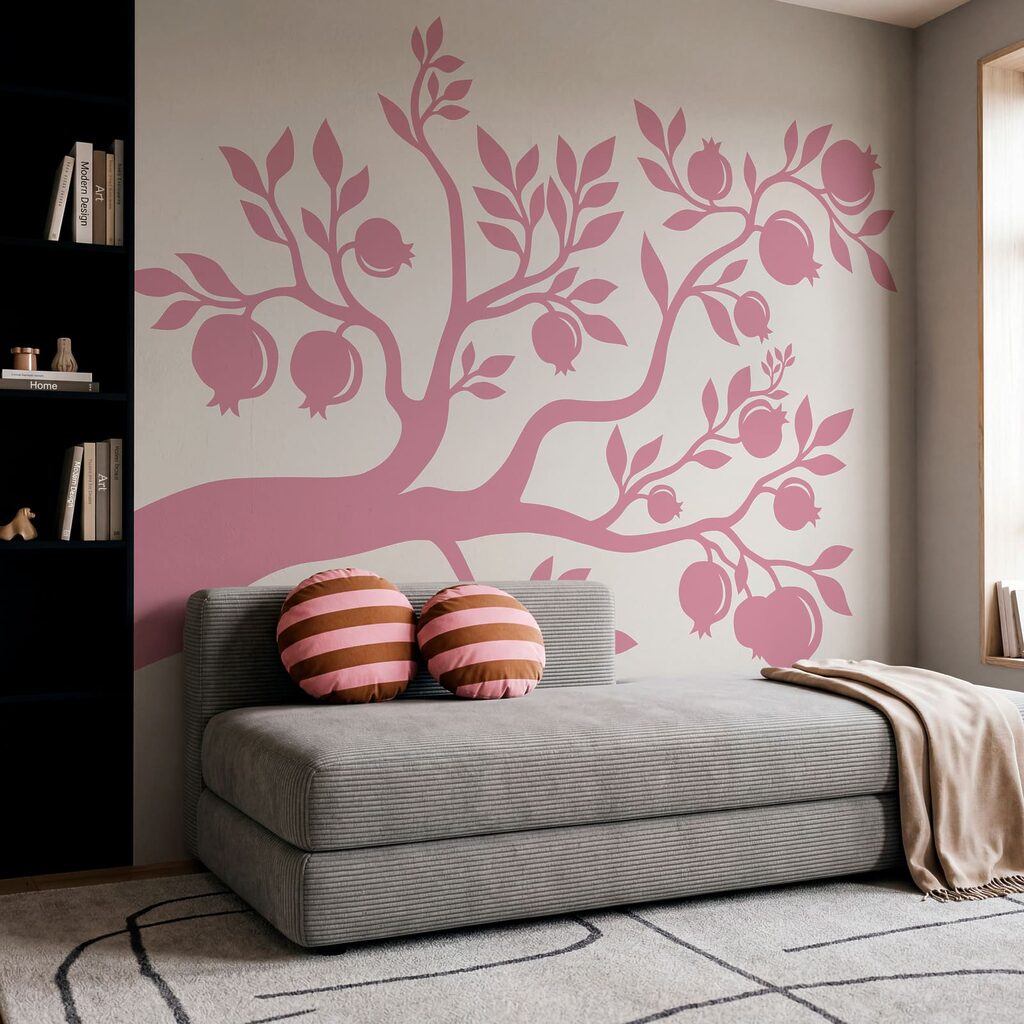Vruchtboom in vlakke lijnen — interieur 2