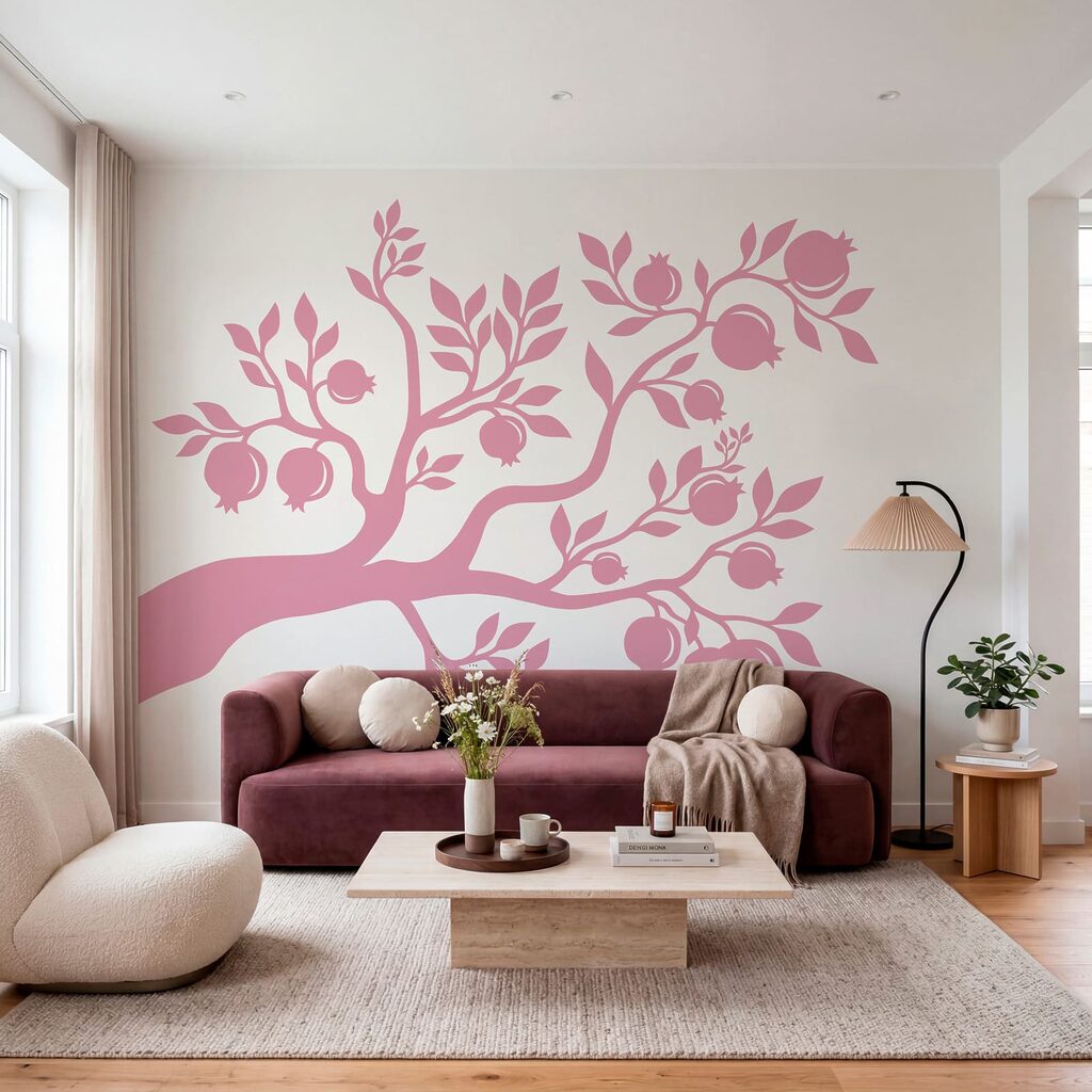 Vruchtboom in vlakke lijnen — interieur 3