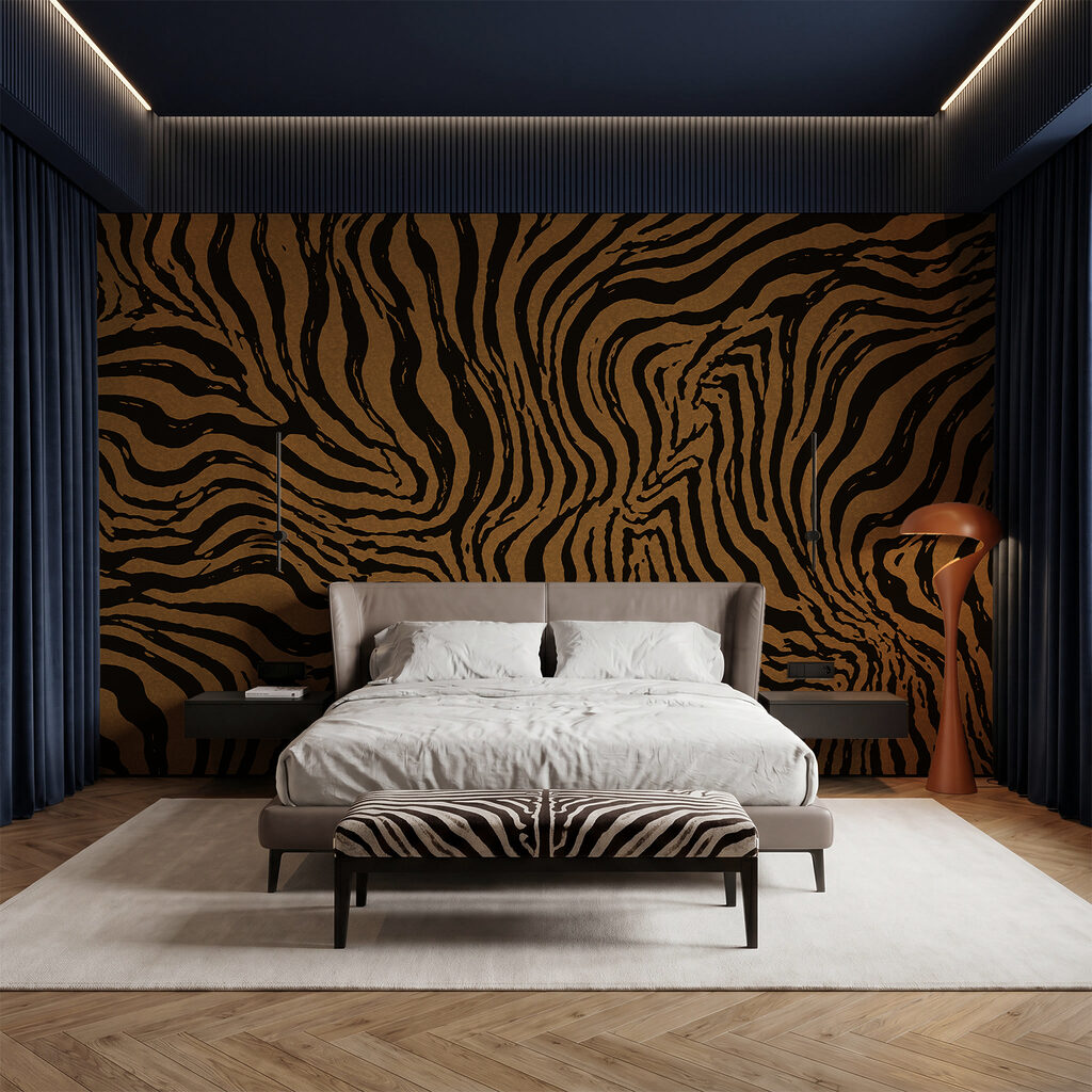 Wervelende patronen in aardetinten — interieur 3