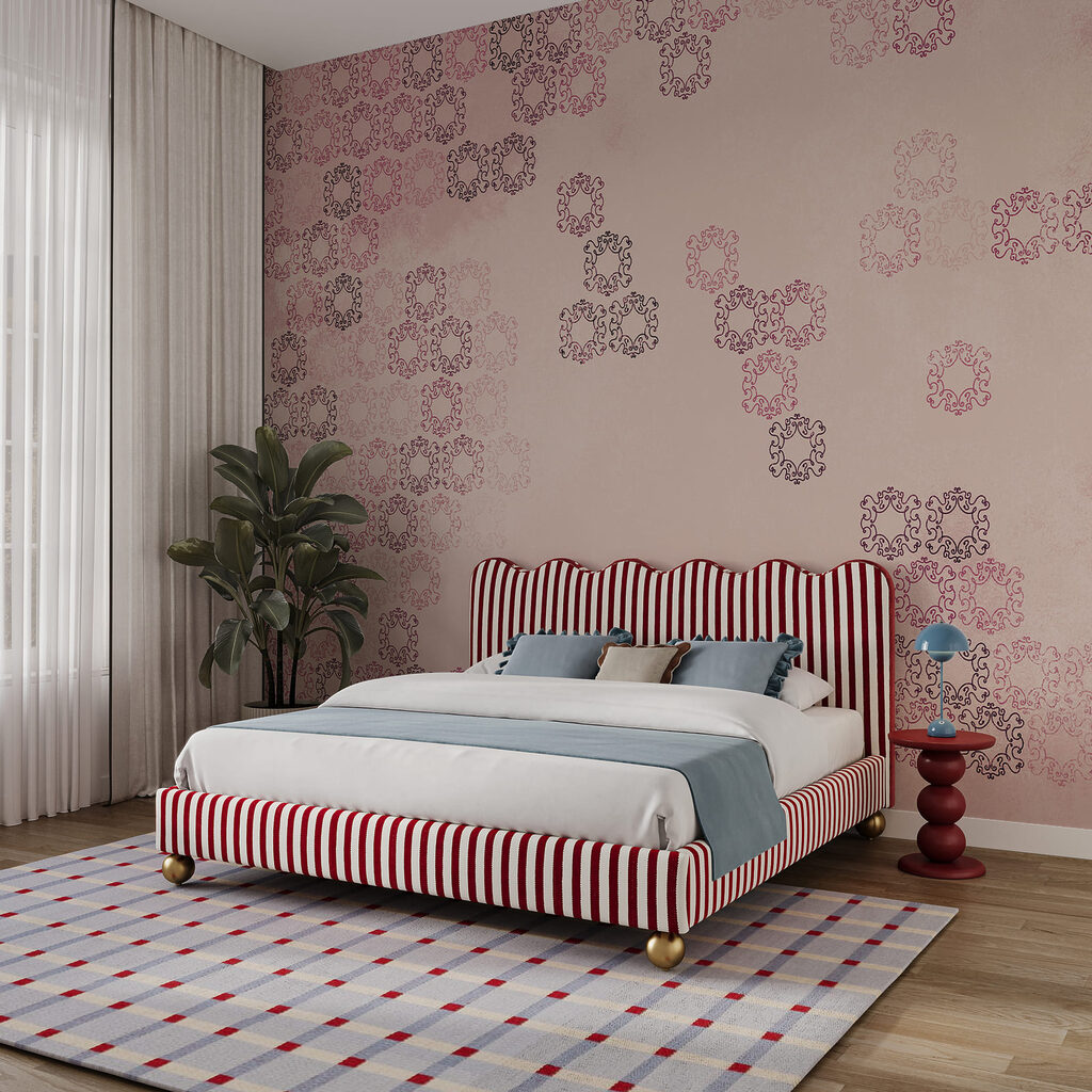 Kanten rozetten in groepjes — interieur 2