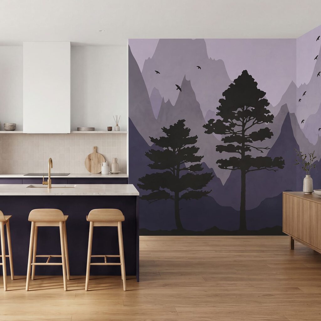 Dennen voor gekleurde berglagen — interieur 2