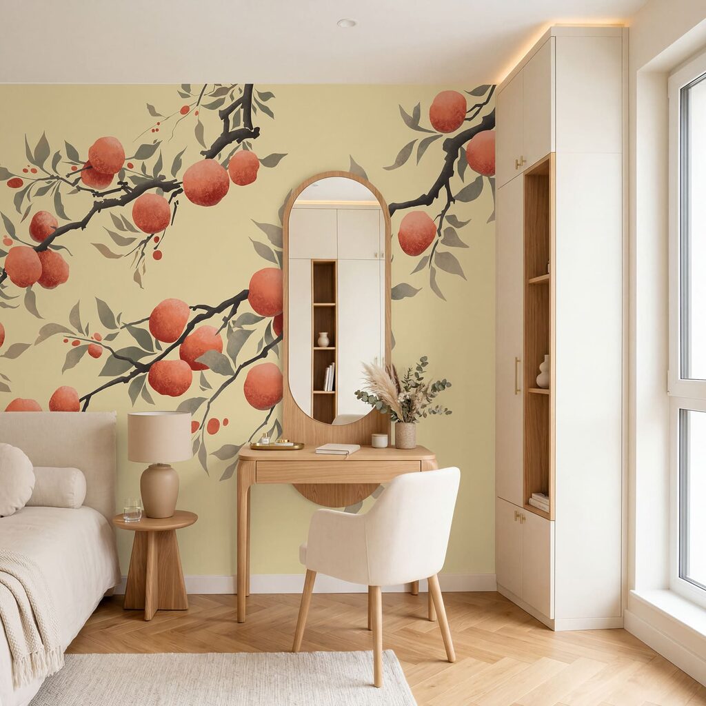 Sinaasappels langs buigende takken — interieur 2