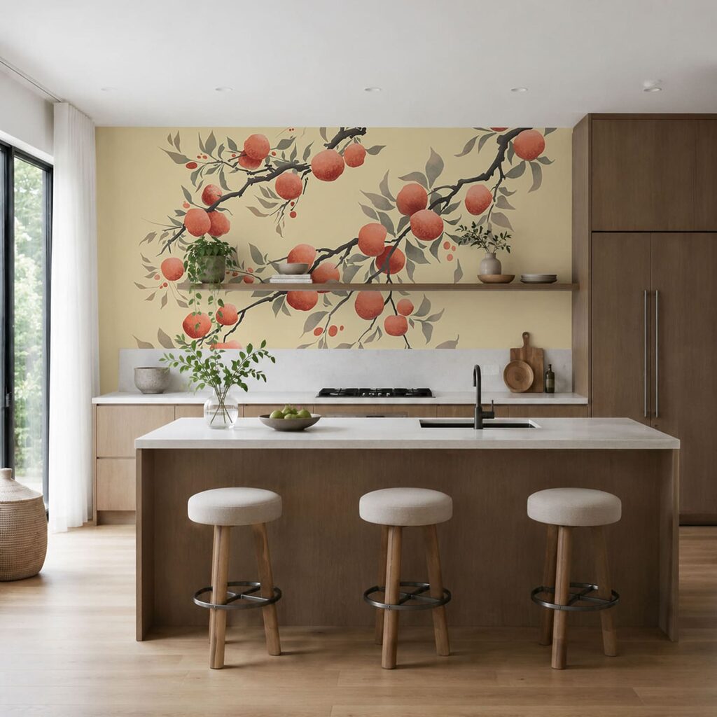Sinaasappels langs buigende takken — interieur 3