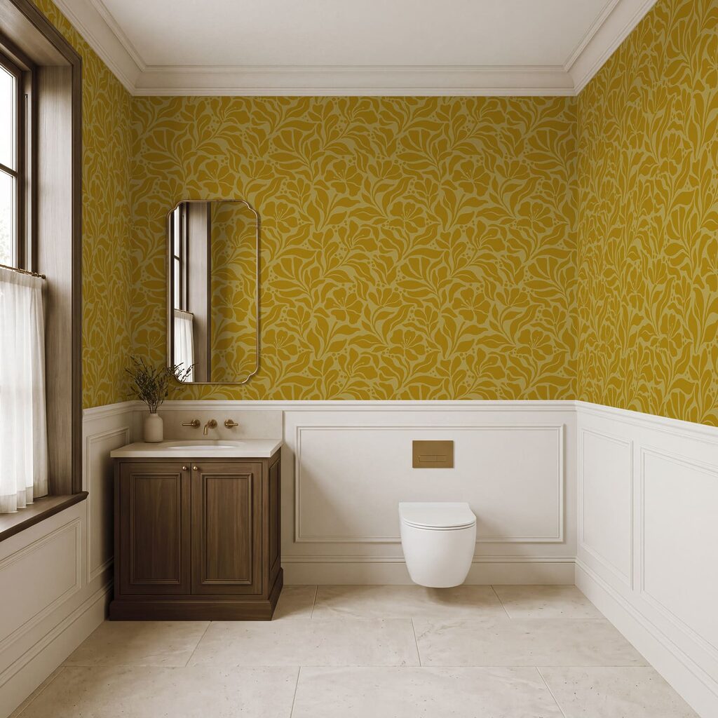 Kleine bladtakjes dicht verweven — interieur 4