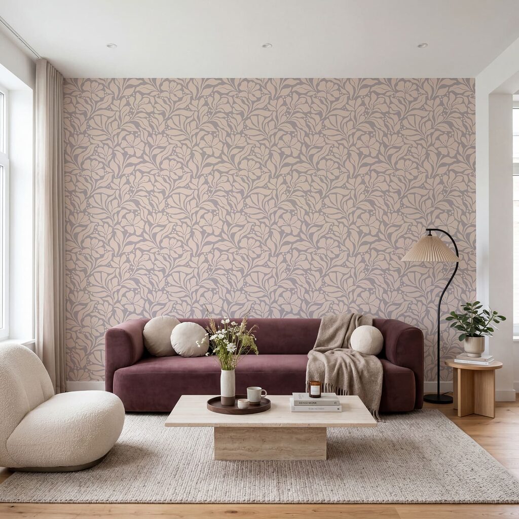 Kleine bladtakjes dicht verweven — interieur 1