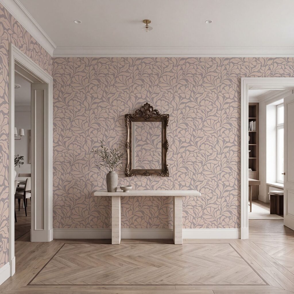 Kleine bladtakjes dicht verweven — interieur 3