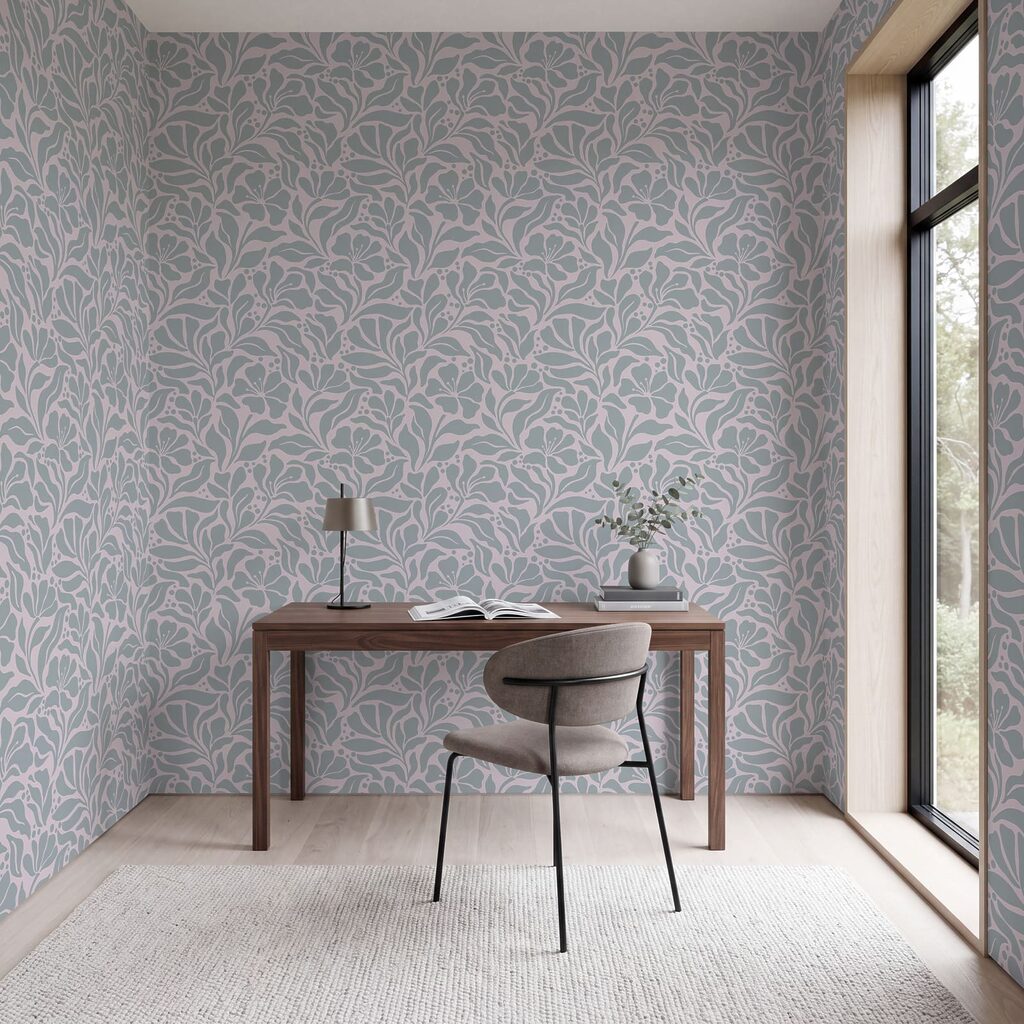 Kleine bladtakjes dicht verweven — interieur 3