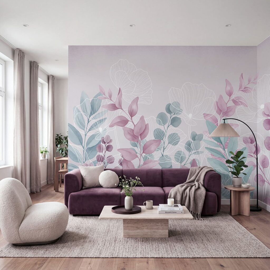 Bladstelen met witte bladnerven — interieur 2
