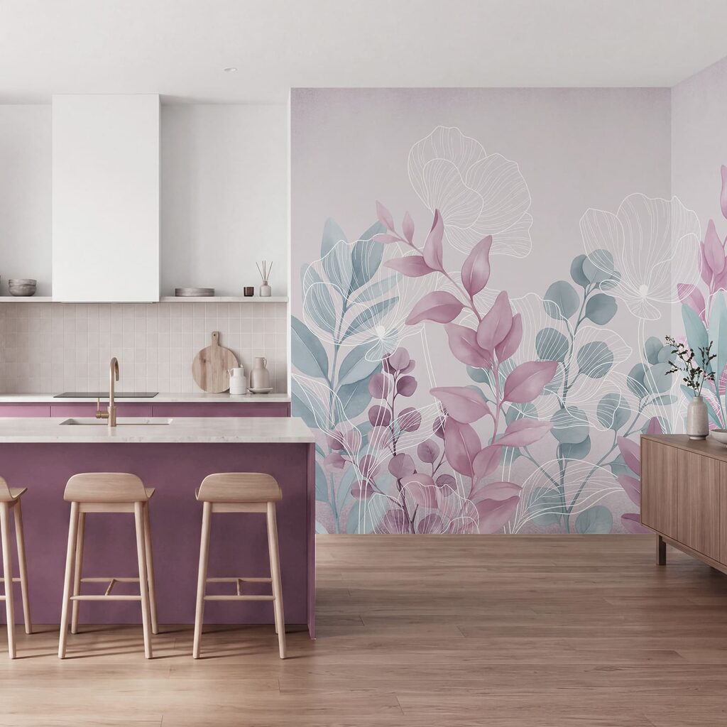 Bladstelen met witte bladnerven — interieur 3