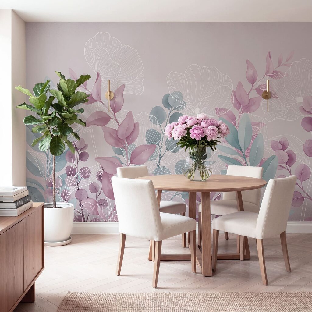 Bladstelen met witte bladnerven — interieur 4