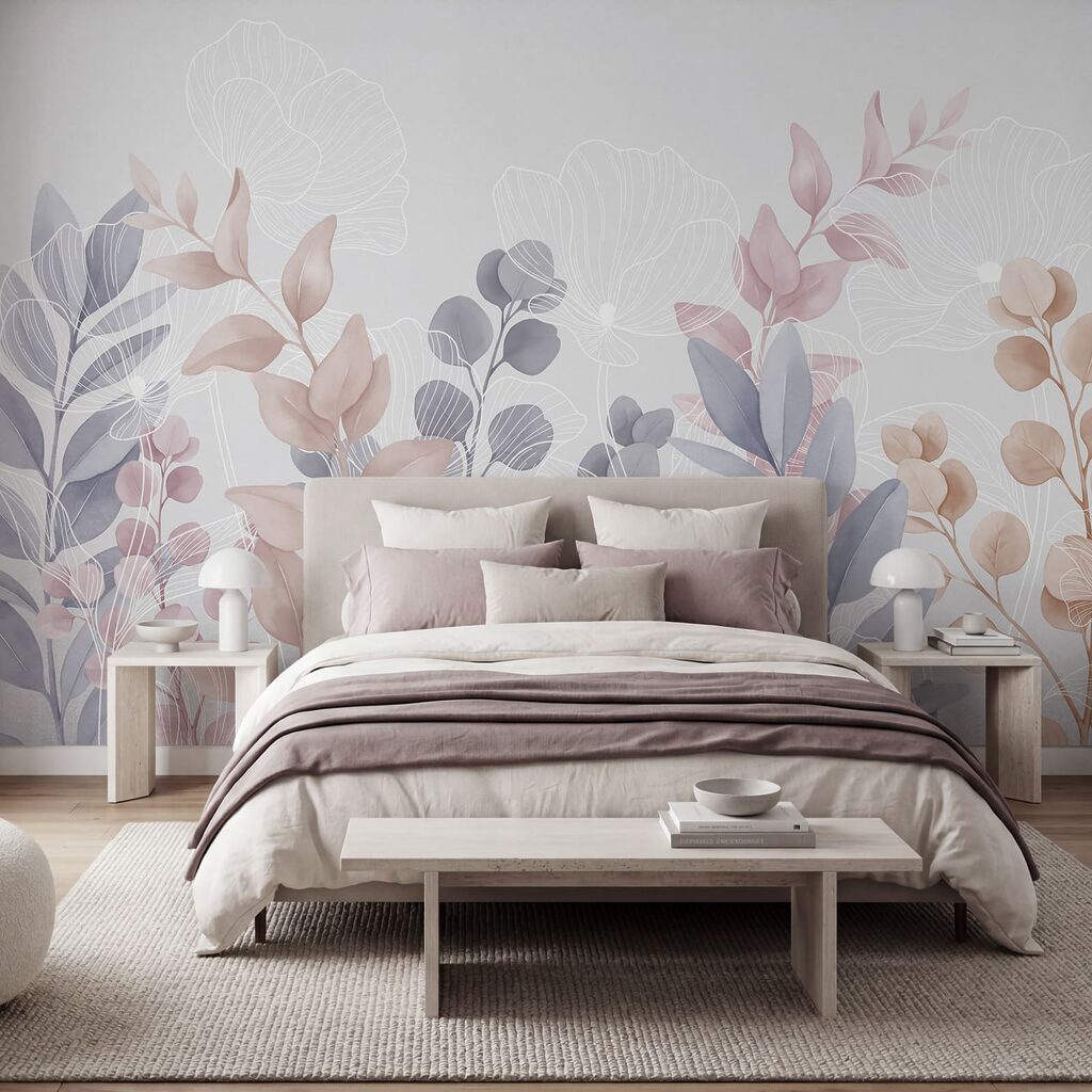 Bladstelen met witte bladnerven — interieur 1
