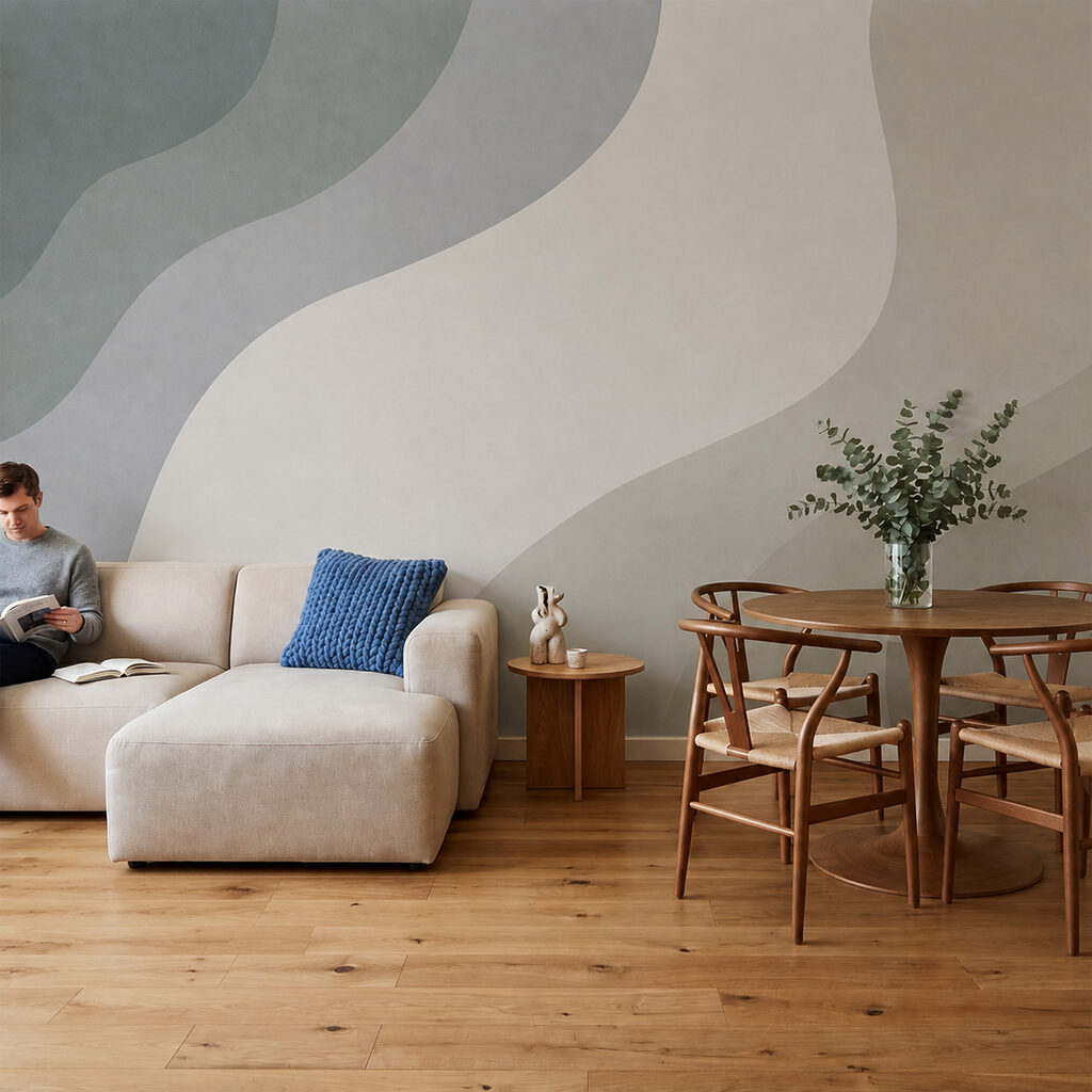 Brede banen in slingerlijn — interieur 2
