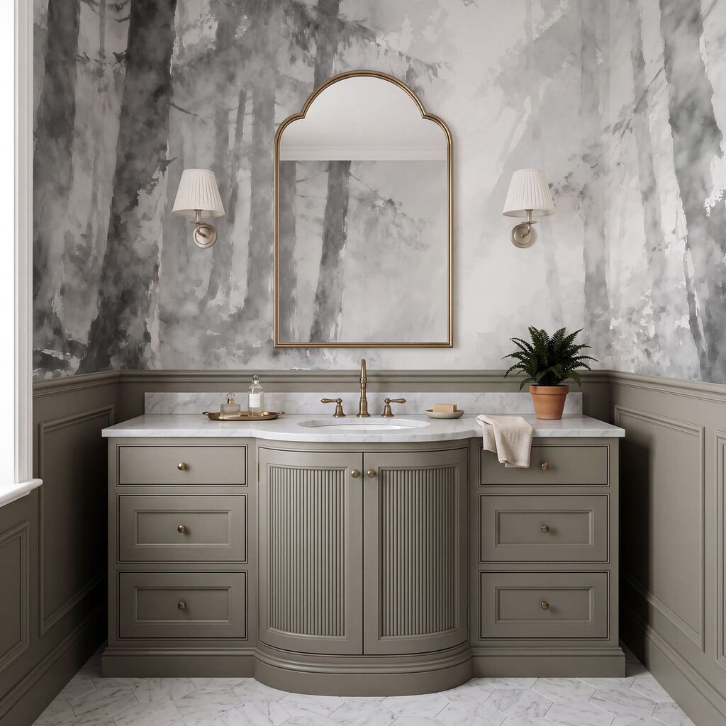 Bosbeek met ronde keien — interieur 3