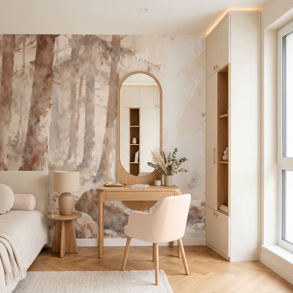 Bosbeek met ronde keien — interieur 2