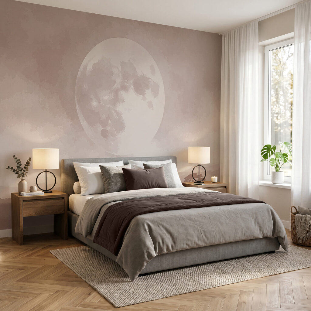 Maan boven lage boslagen — interieur 2