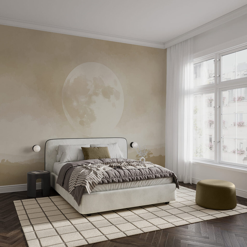 Maan boven lage boslagen — interieur 1