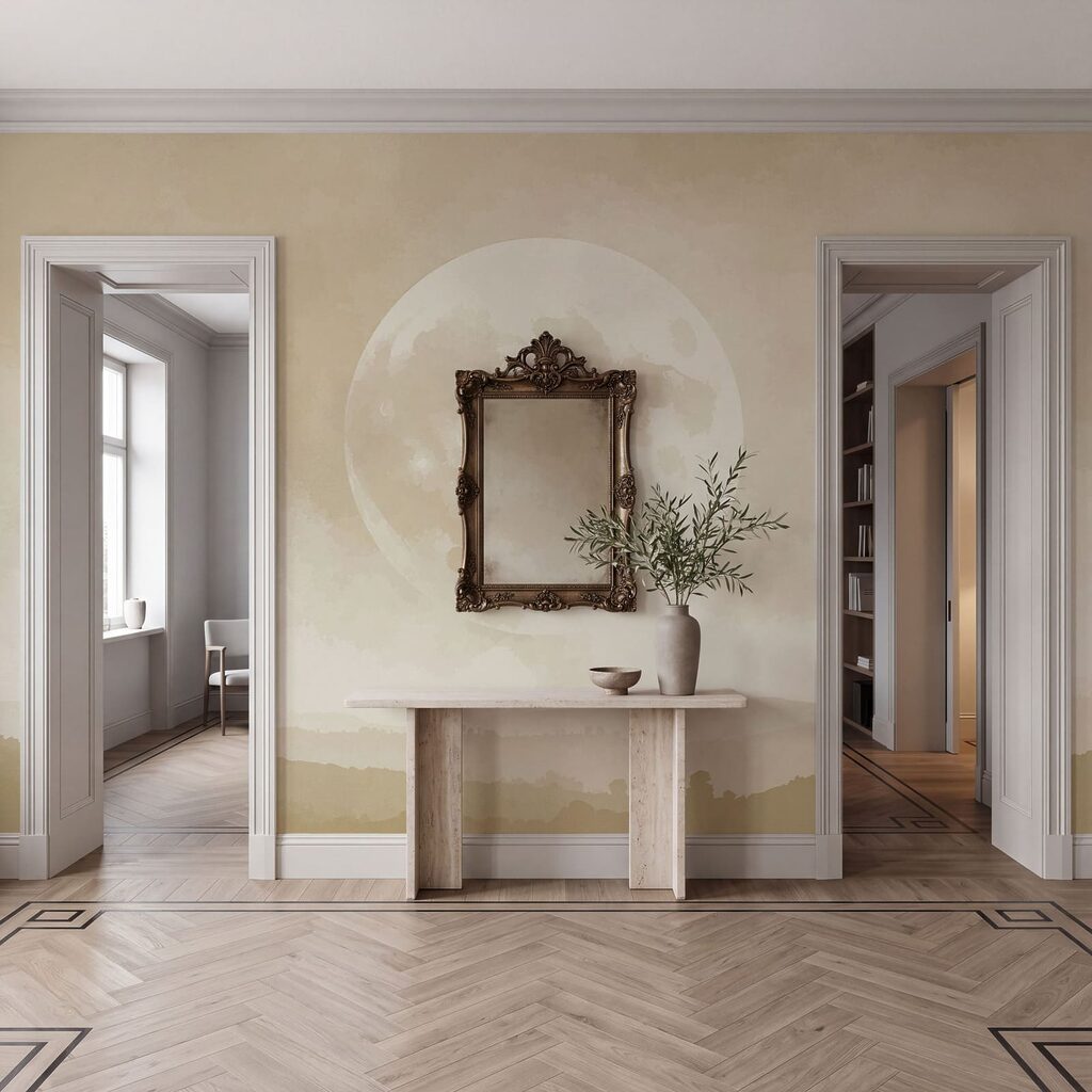 Maan boven lage boslagen — interieur 3