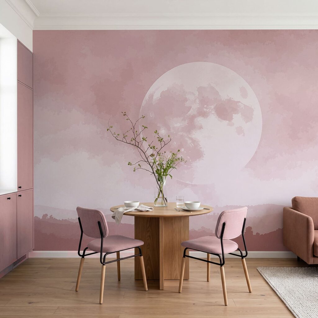 Maan boven lage boslagen — interieur 3