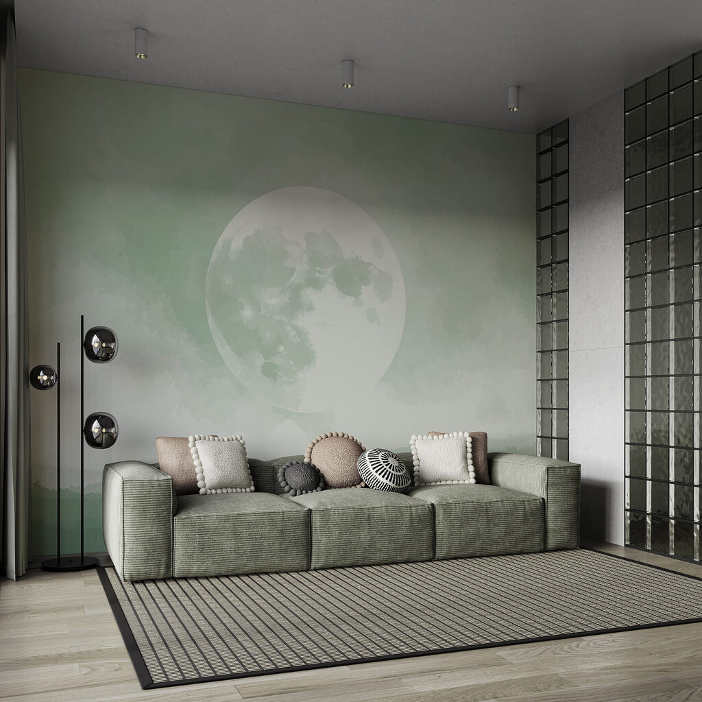 Maan boven lage boslagen — interieur 2