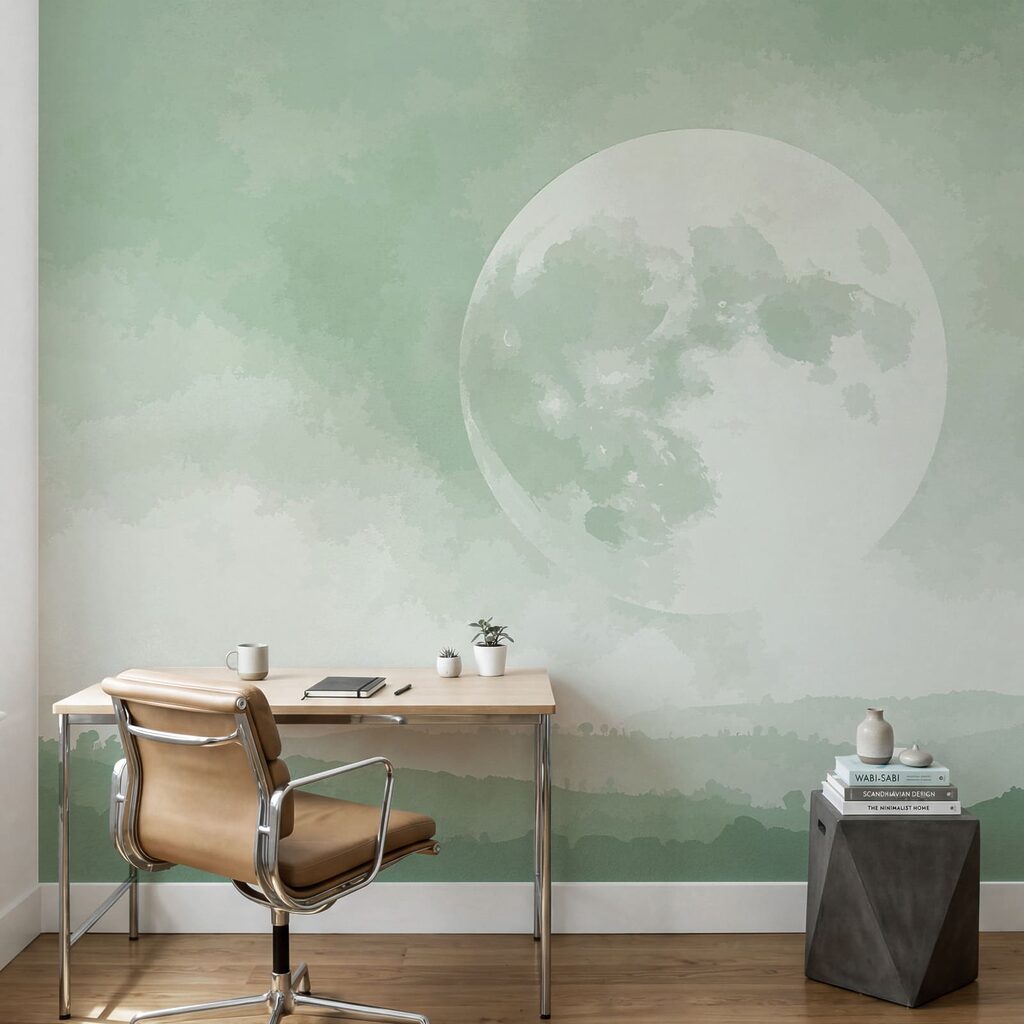Maan boven lage boslagen — interieur 3