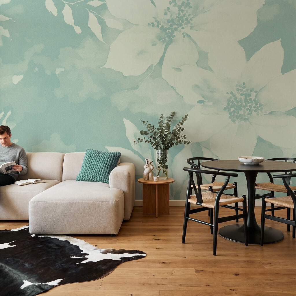 Een tuin in bloei — interieur 1