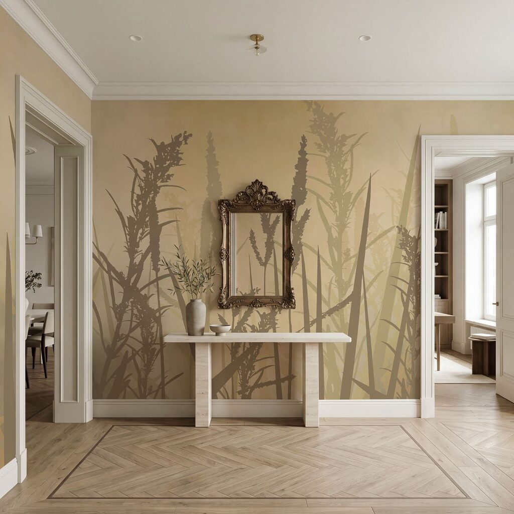 Halmen in geschilderde schaduw — interieur 3