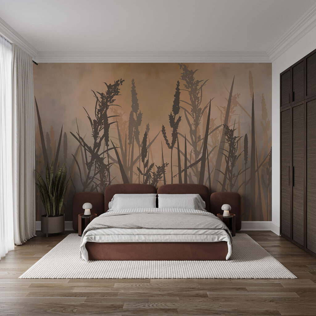 Halmen in geschilderde schaduw — interieur 2