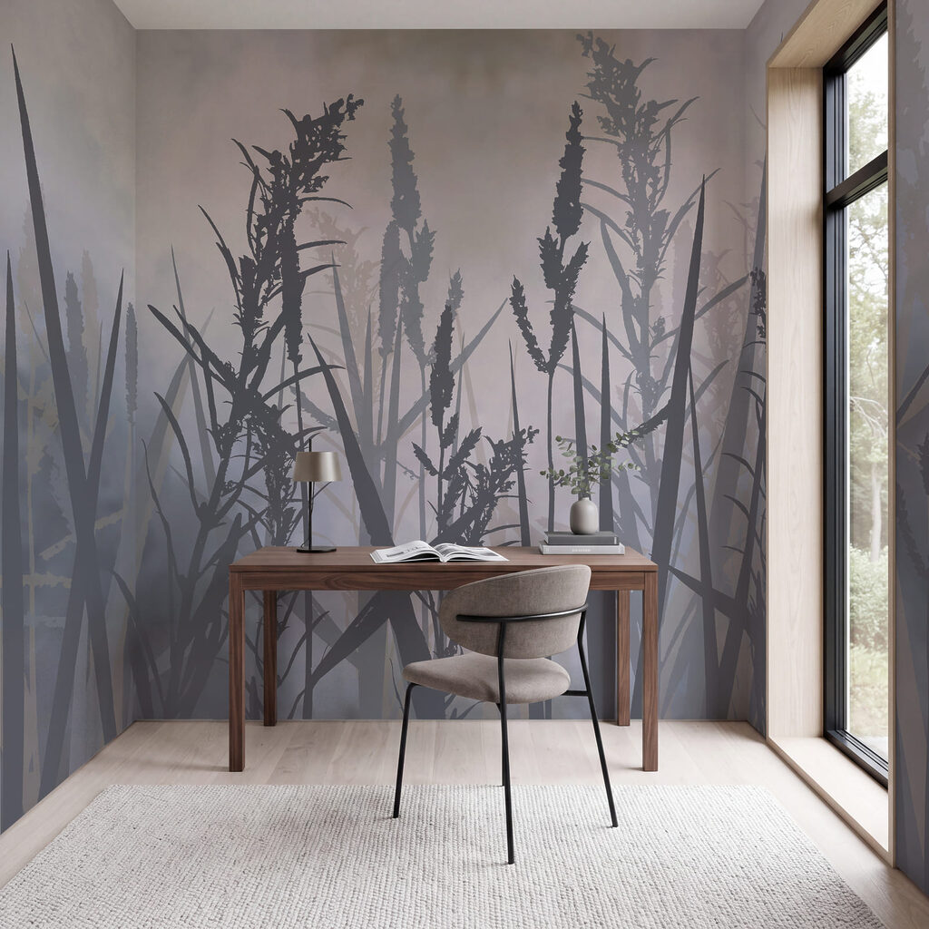 Halmen in geschilderde schaduw — interieur 3