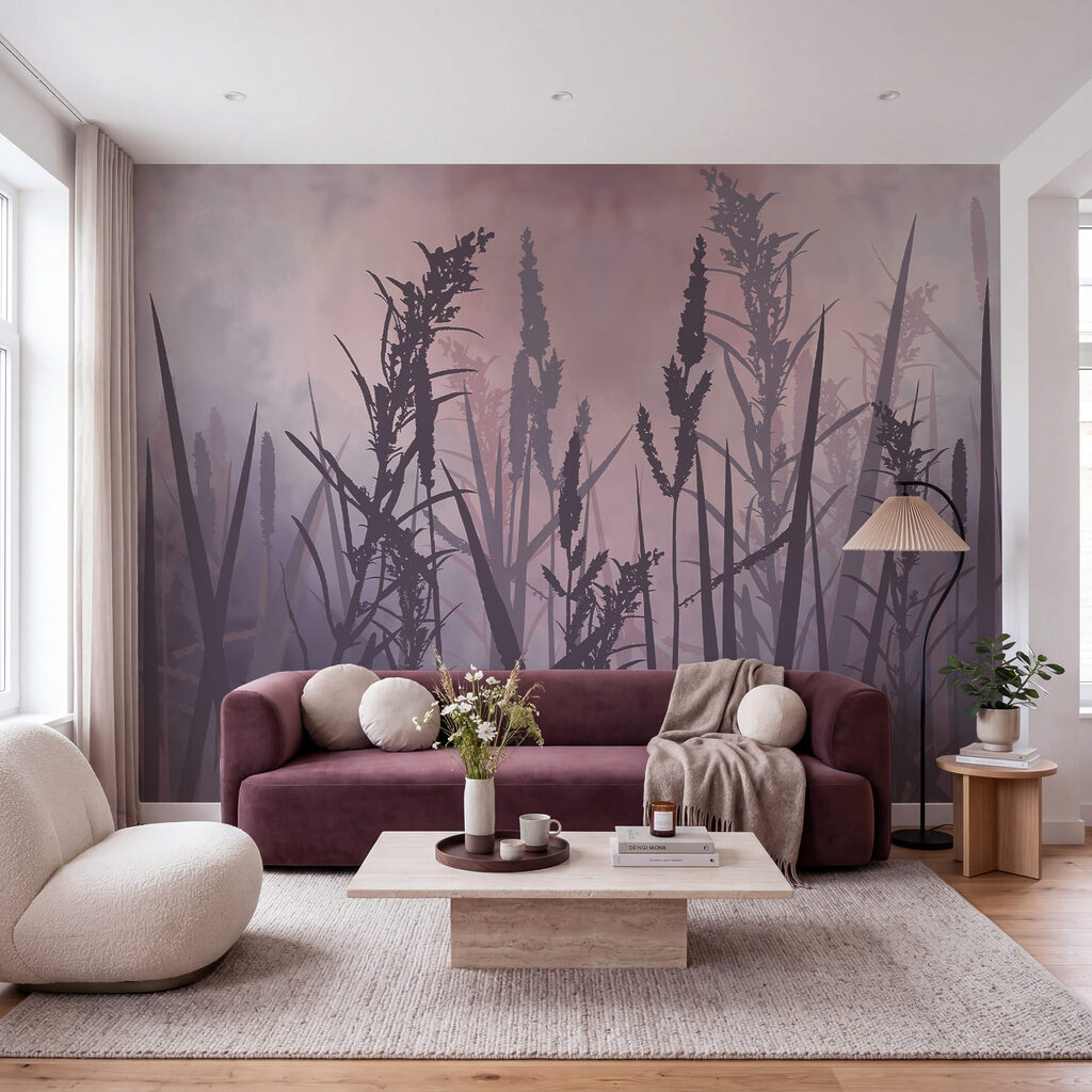 Halmen in geschilderde schaduw — interieur 1