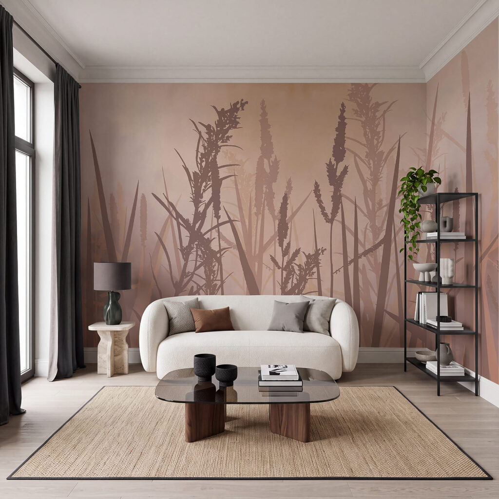 Halmen in geschilderde schaduw — interieur 1