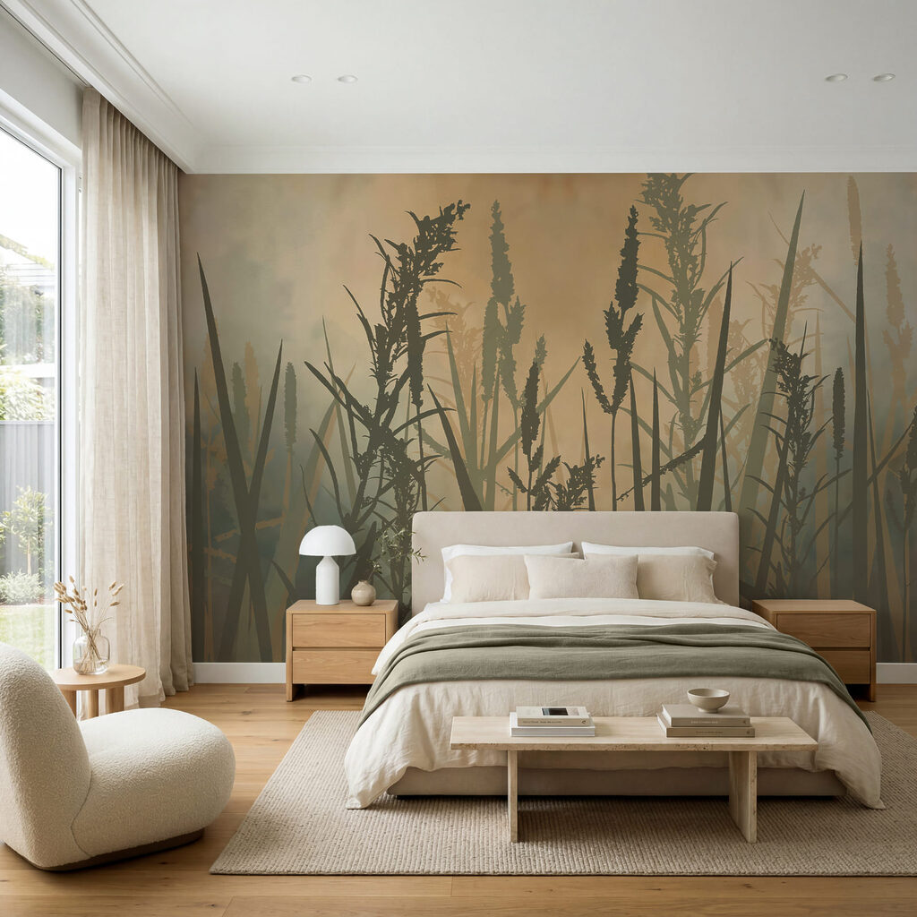 Halmen in geschilderde schaduw — interieur 1