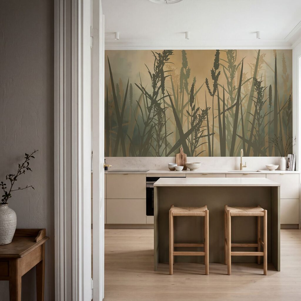 Halmen in geschilderde schaduw — interieur 3