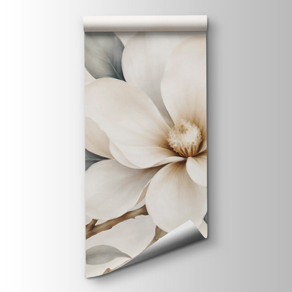 Witte bloemen langs twijgen — productweergave