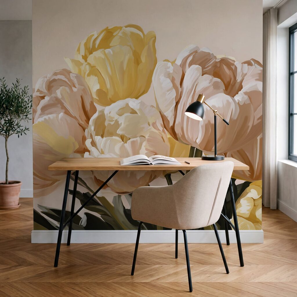 Een armvol tulpen — interieur 1