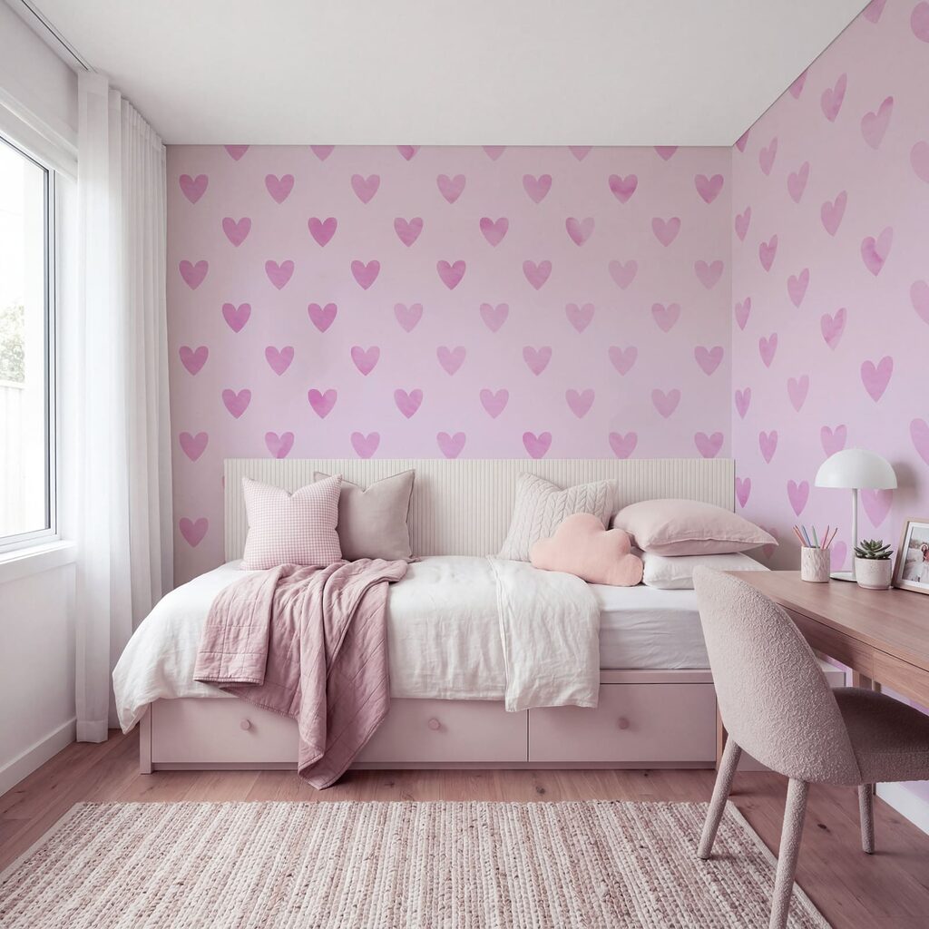 Kleine hartjes in herhaling — interieur 1