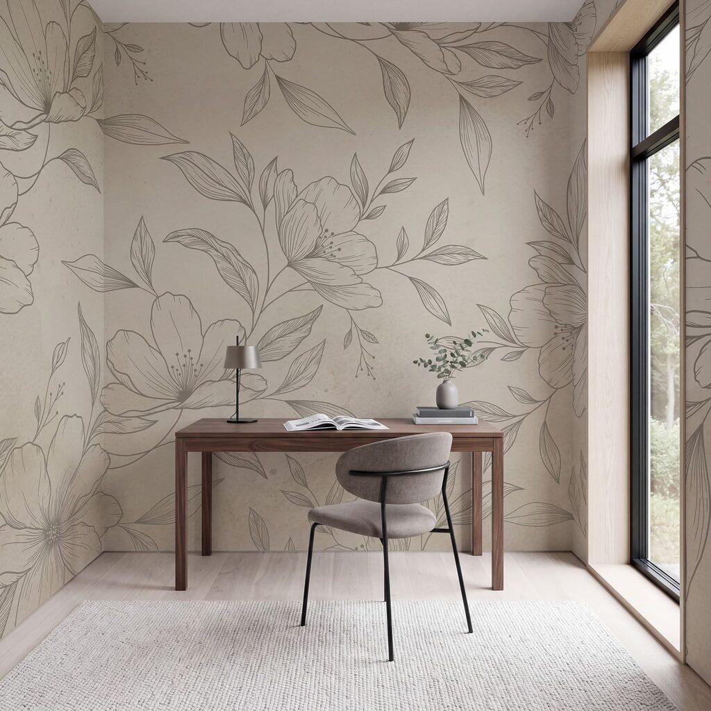 Fijngetekende bloemen — interieur 7