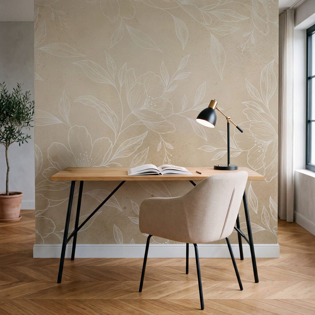 Fijngetekende bloemen — interieur 6