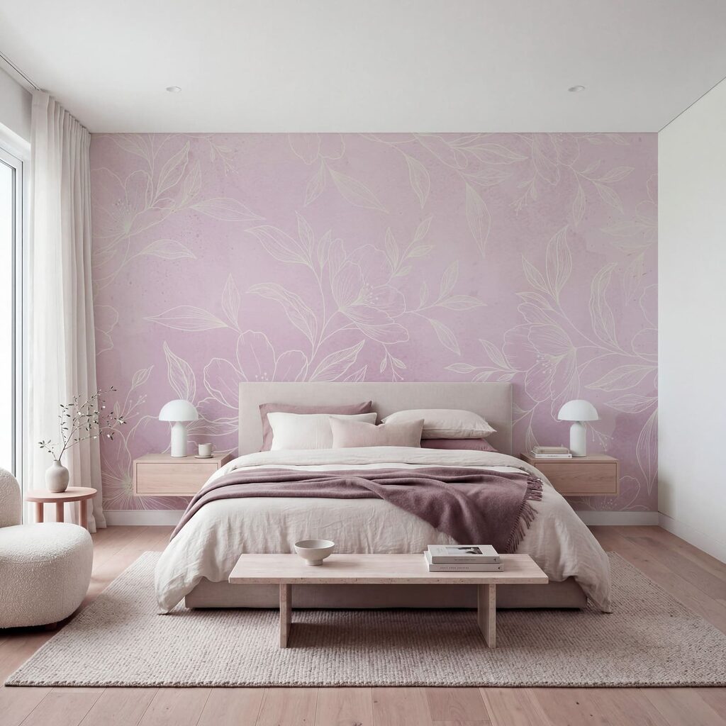 Fijngetekende bloemen — interieur 1