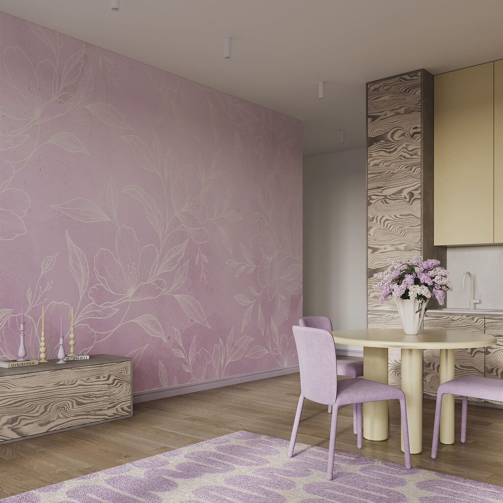 Fijngetekende bloemen — interieur 3